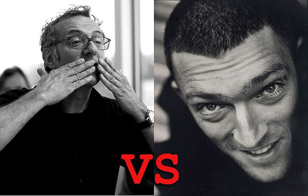 Massimo Bottura e Vincent Cassel