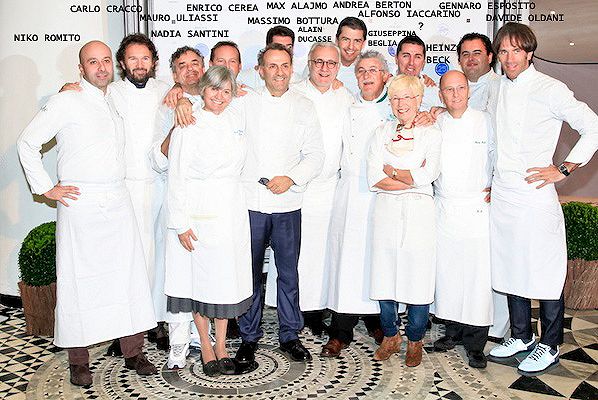 Chef italiani, evento Ducasse
