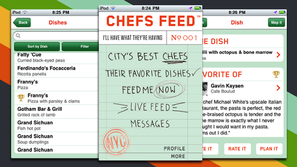Cuochi che sfrattano i critici: Chefs Feed, la app con le recensioni degli chef