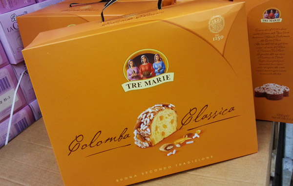 tre marie colomba packaging
