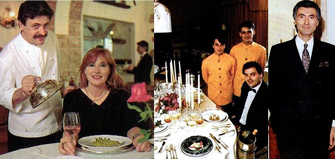 Alfonso e Livia Iaccarino, Gianfranco Vissani, Giorgio Pinchiorri