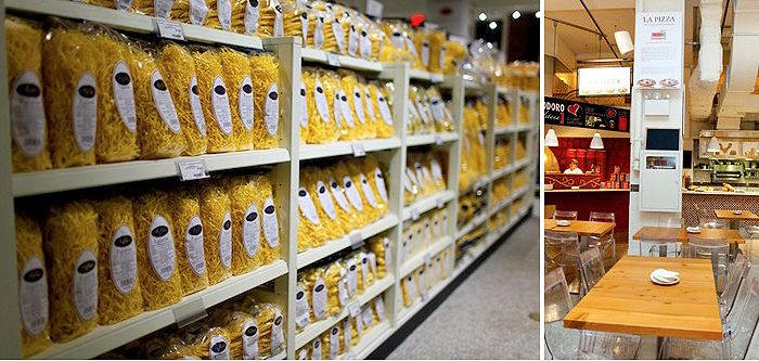 Eataly New York, il mercato e la pizzeria RossoPomodoro
