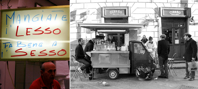 Predisponendo lo scacchiere dello street-food italiano