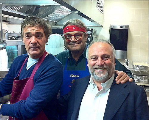 Massimo Giletti, Oliviero Toscani e Antonello Colonna