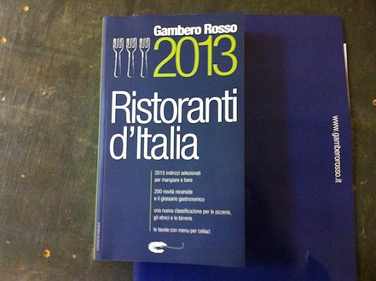 guida, ristoranti, gambero rosso, 2013