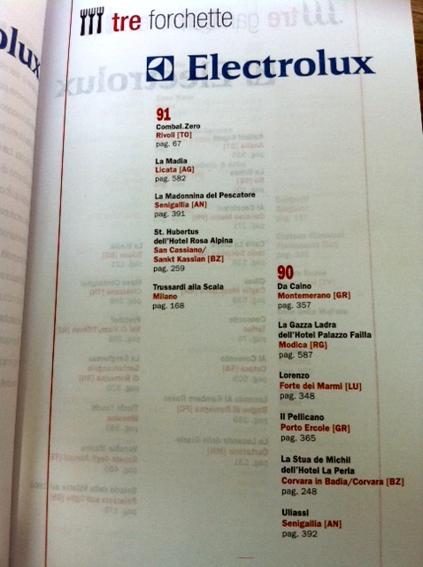 Tre Forchette 2012