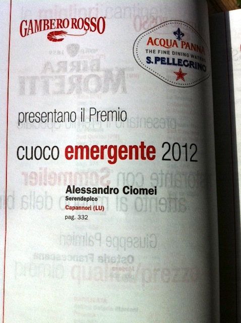 Cuoco emergente 2012