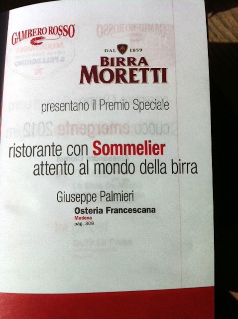 Sommelier attento alla birra