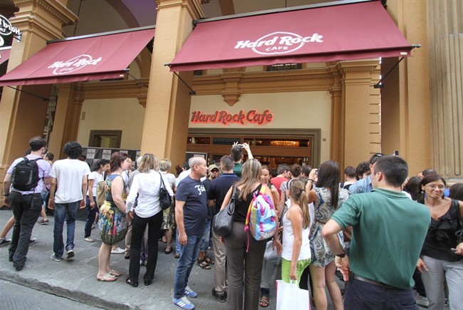 Hard Rock Cafè Firenze, l'esterno