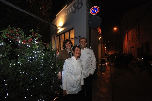 Massimo Bottura, Lara Gilmore e Marta Pulini