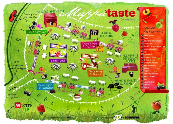 La Mappa di Taste of Milano