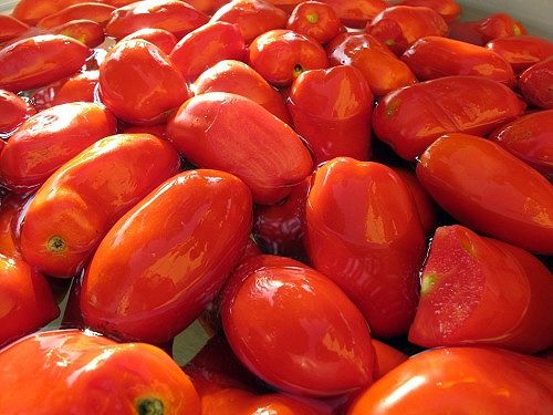 San Marzano in fase di lavaggio