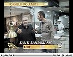 Santi Santamaria a Fornelli Polemici, l'inchiesta di Striscia la Notizia
