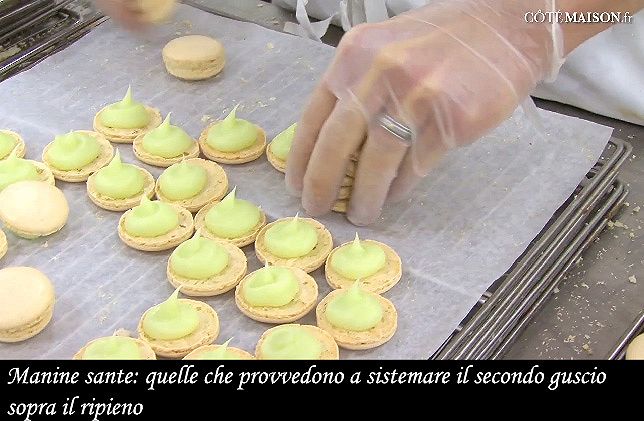 La chiusura del macaron