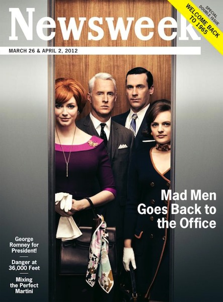 La copertina di Newsweek dedicata a Mad Men
