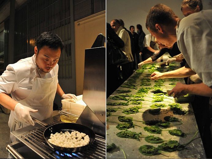 David Chang e lo staff di René Redzepi a Le Grand Fooding