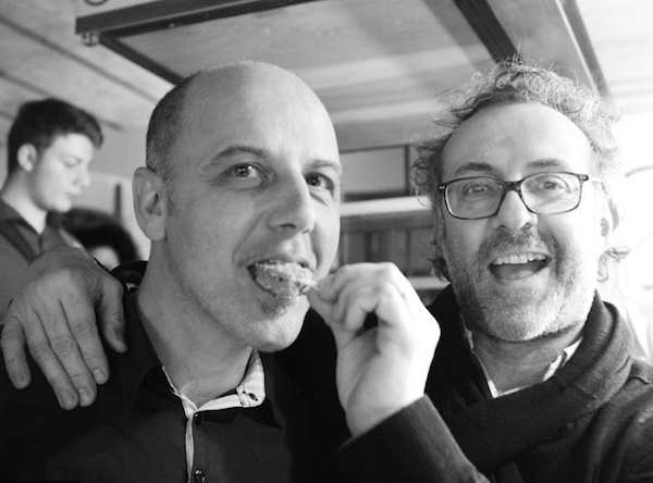 Massimo Bottura imbocca il pizzaiolo Franco Pepe