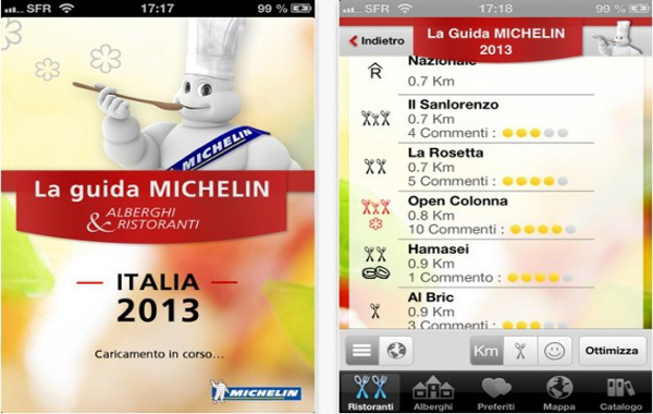 Guida Michelin 2013: arriva con ritardo l’app per iPhone