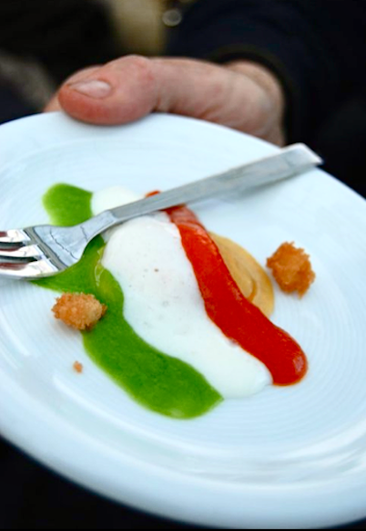 Piattini d'Italia, finger food tricolore