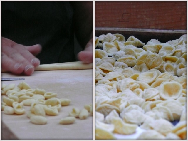 Orecchiette fatte per strada