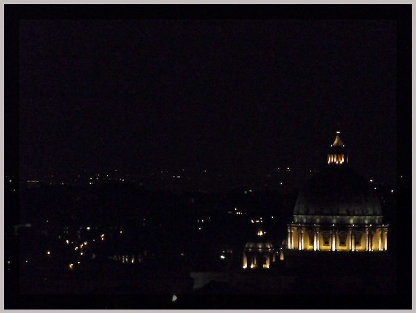 La vista su Roma