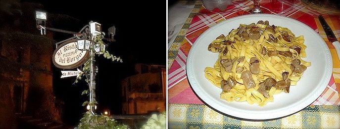 L'estermo e un piatto del Ristoro del Borgo di Faicchio