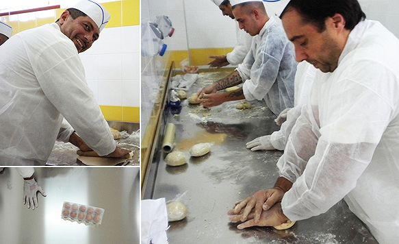 In cucina a Rebibbia