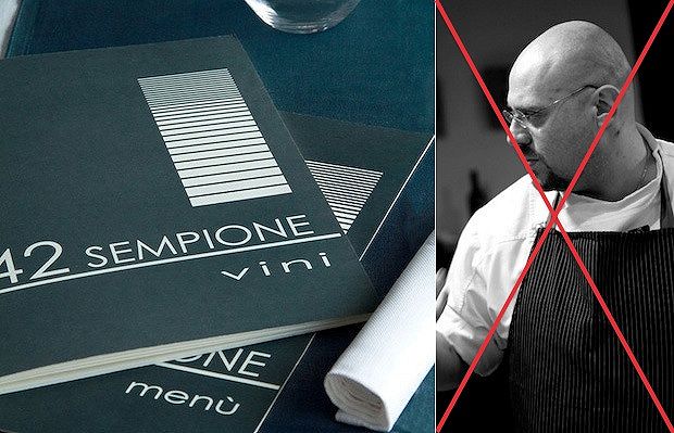 Lo chef Andrea Alfieri lascia il ristorante Sempione 42 di Milano