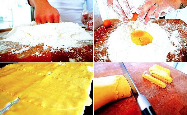 Fare la pasta all'uovo