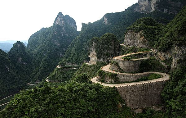 montagna, tianmen, cina