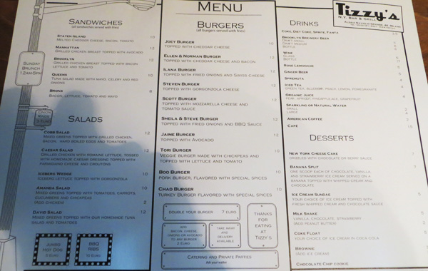tizzy_ milano menu hamburgheria