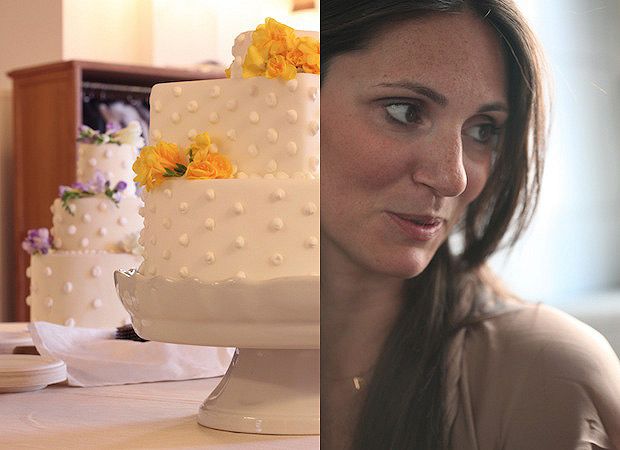 Martina Ragazzi e una delle sue torte