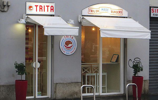 Trita, Milano, hamburger, esterno