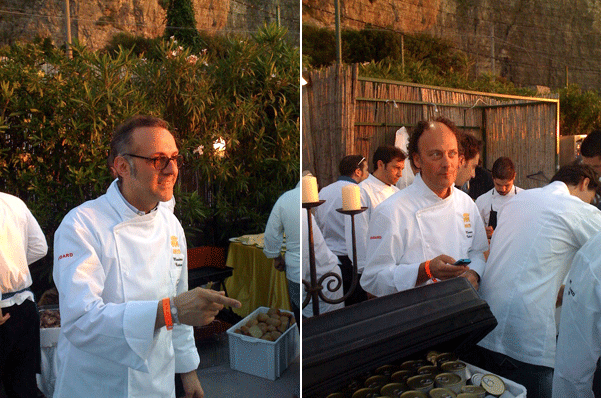 Massimo Bottura e Moreno Cedroni